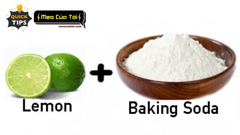 Mẹo làm trắng răng trong 5 phút bằng baking soda và chanh