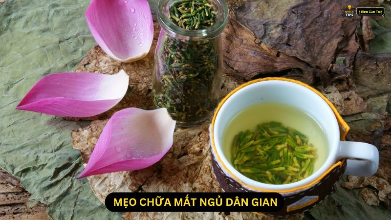 mẹo chữa mất ngủ dân gian