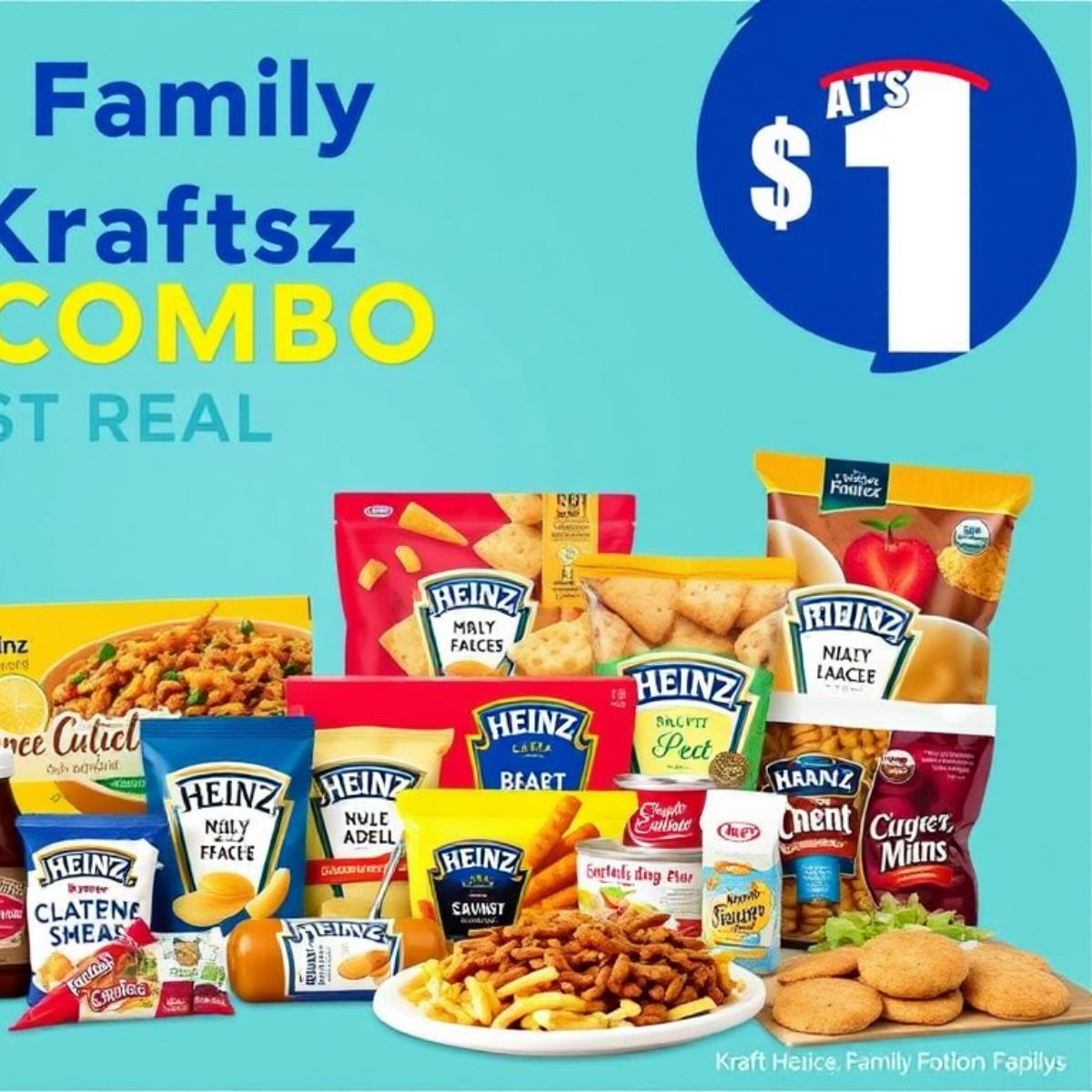 Enjoy Family Favorites with Kraft Heinz Combo for Just $1