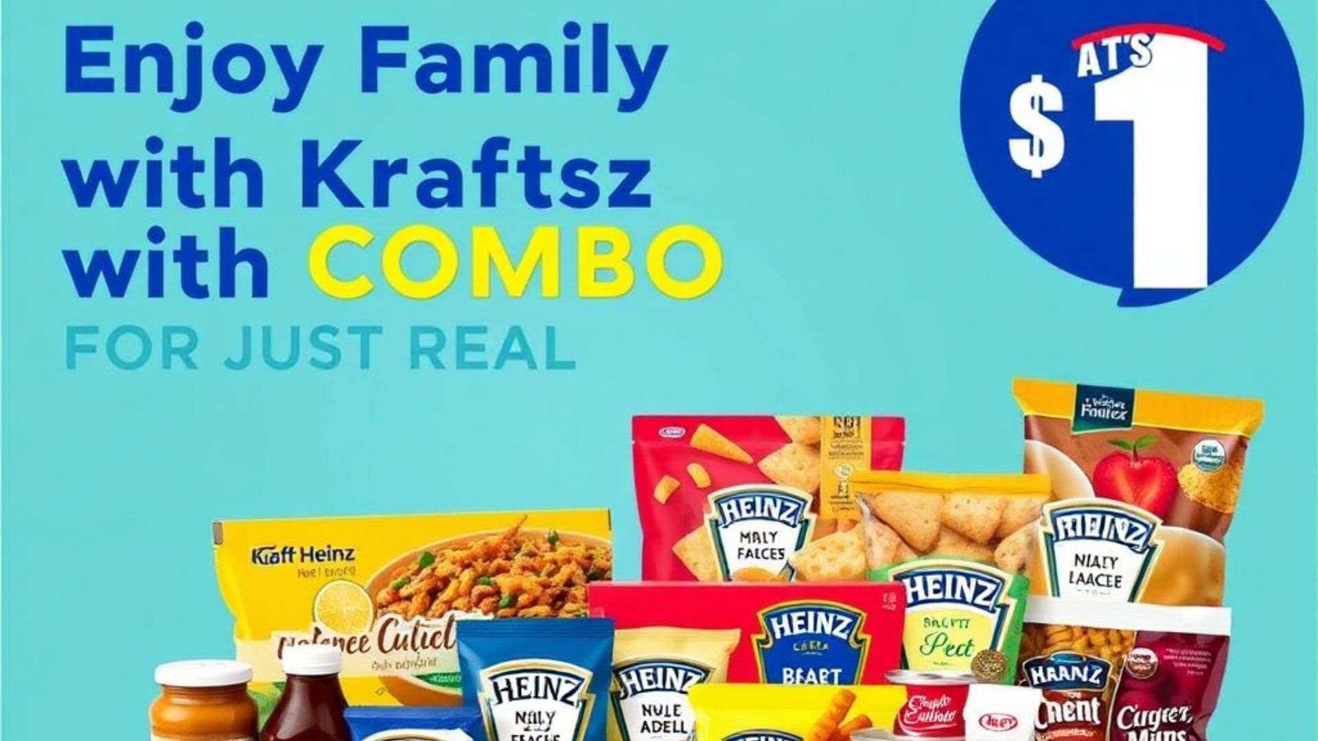 Enjoy Family Favorites with Kraft Heinz Combo for Just $1